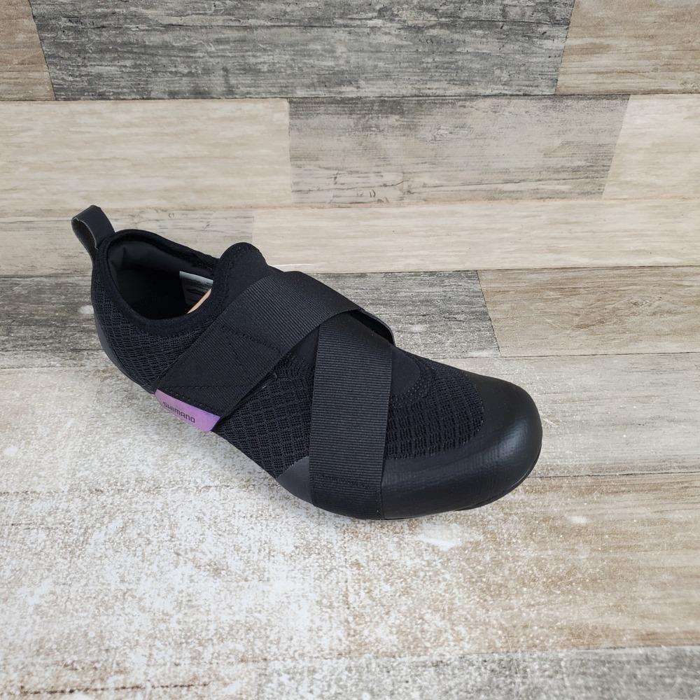 Shimano Dynalast SH IC100 Womens Cycling Shoes Sz 5.5 Indoor Black Sneakers
